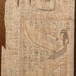 Many years ago I made an Egyptian themed quilt that I wanted to include a 'papyrus' scroll design. There was no such fabric available and so I had to design my own using an authentic ancient papyrus as the source design. The hardest part was to put all this work into the drawing and then to tear and distress this finished panel to mimic an ancient fragment scroll